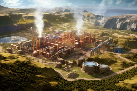 能源生产工厂图片