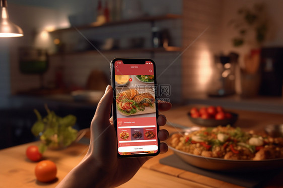 手机上的点餐程序图片
