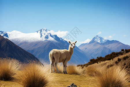 新西兰山脉风景图片