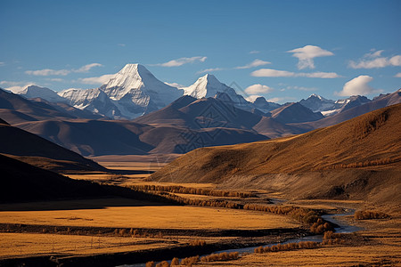 西藏雪山风景高清图片