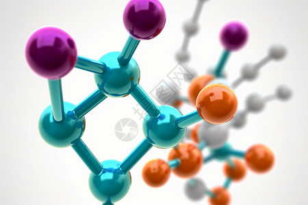 生物分子的结构背景图片
