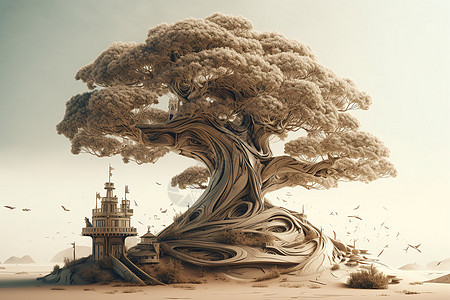 富有想象力的大树图片