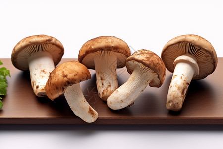 健康美味蘑菇背景图片