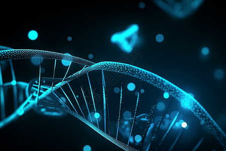 医学DNA结构模型背景图片