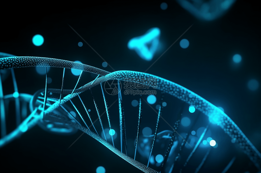 医学DNA结构模型图片