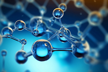 结合的水分子图片