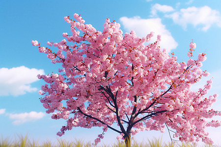 漂亮的樱桃树图片