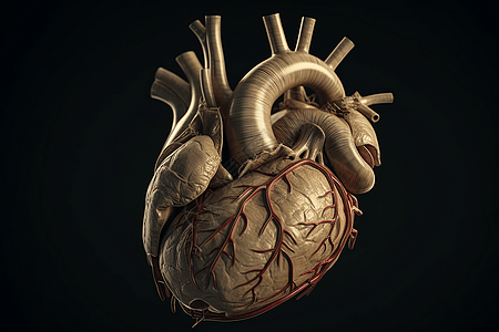 心脏的解剖模型图图片