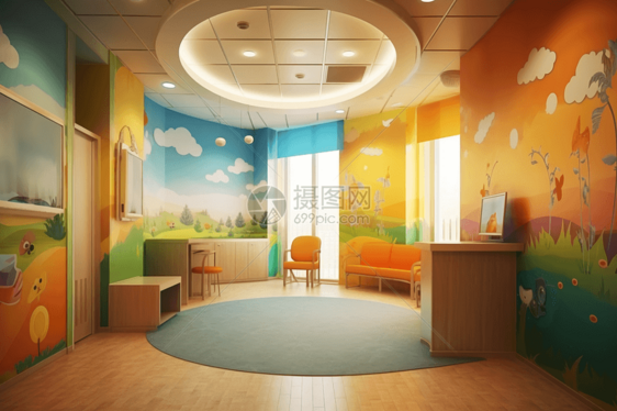 颜色多样的儿科诊所图片