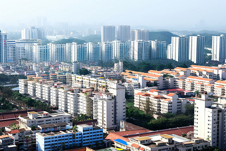 城中的居住大楼图片