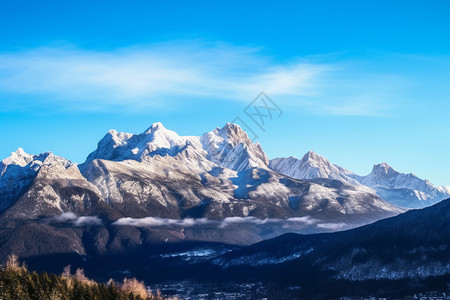 阳光雪峰图片