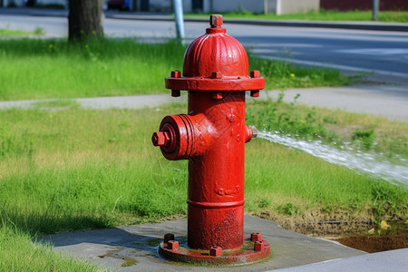 路边的消防栓图片