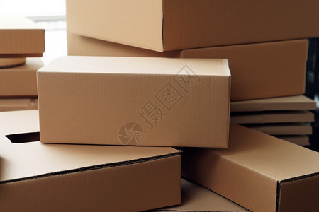 货物包装瓦楞纸盒图片