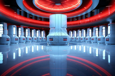 核电站的未来主义设计图片