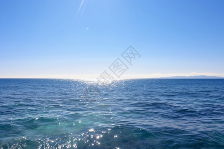 蓝色海的平面图片