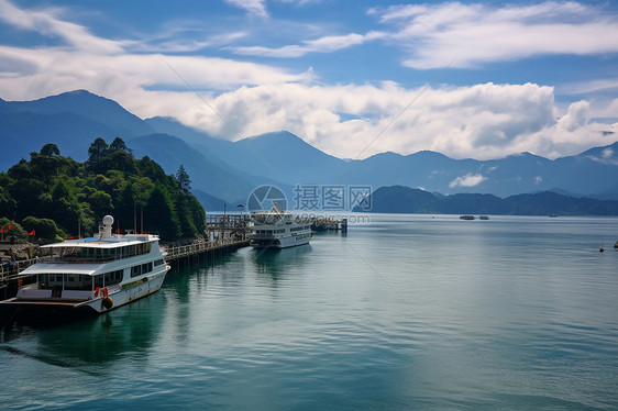 美丽的日月潭风景区图片