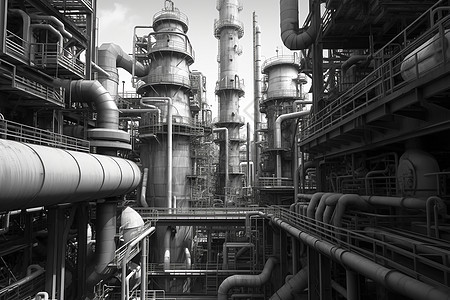 商业炼油厂图片