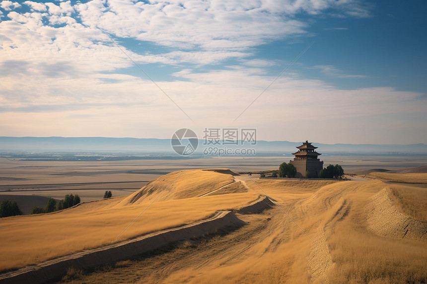 草原古建筑图片