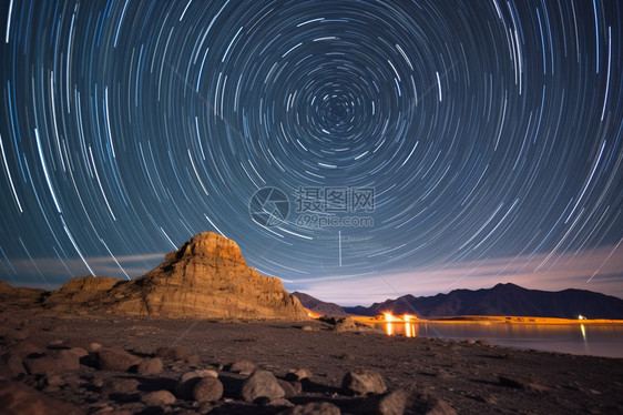 美妙的星空夜景图片