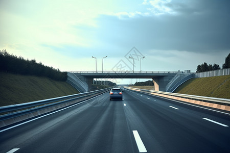 道路上行驶的汽车图片