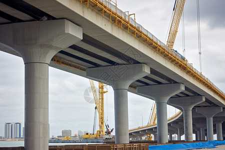 跨海桥建设中的跨海大桥背景