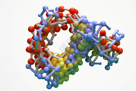 生物学分子结构背景图片
