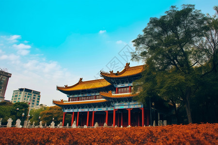 特色中国建筑背景图片
