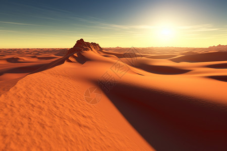 风蚀的沙漠背景图片