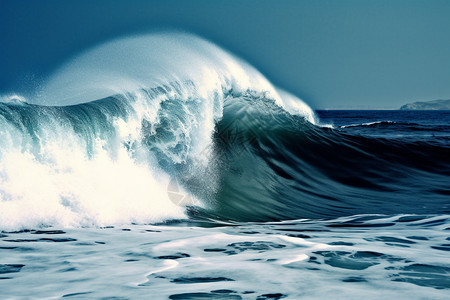 咆哮的海浪图片