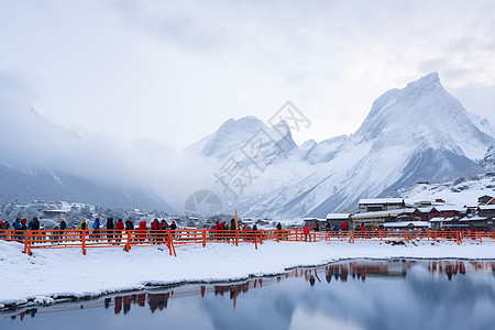 丽江的玉龙雪山高清图片