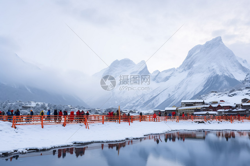 丽江的玉龙雪山图片