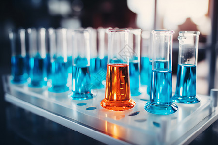 化学实验室的玻璃器皿图片