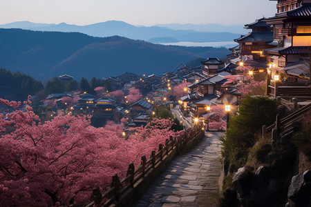 城市中的古代建筑景观图片