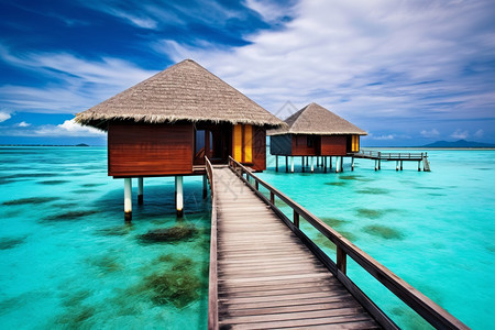 马尔代夫的美丽景观图片