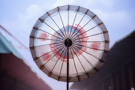 布料的雨伞图片