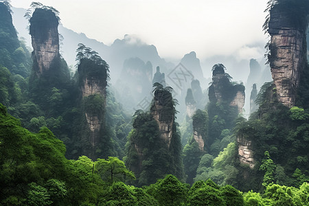 山里风景图片