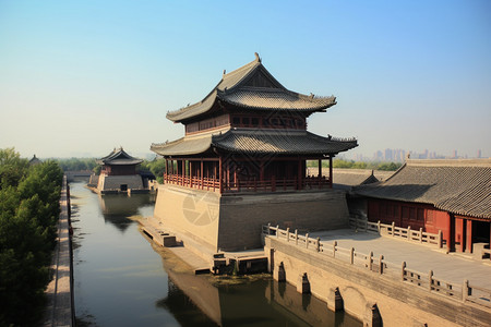 城市古城墙建筑图片