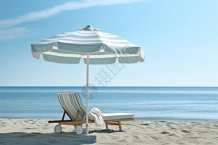豪华的沙滩椅图片