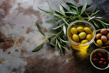 富含营养的橄榄油图片