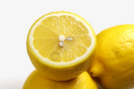 柠檬的果肉图片