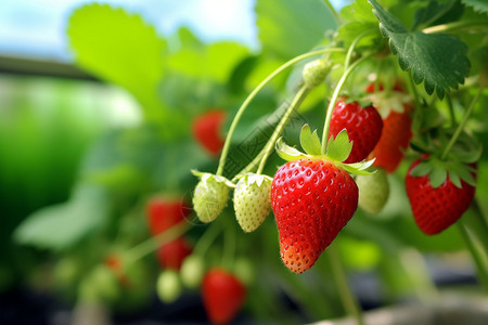 成熟的水果草莓图片