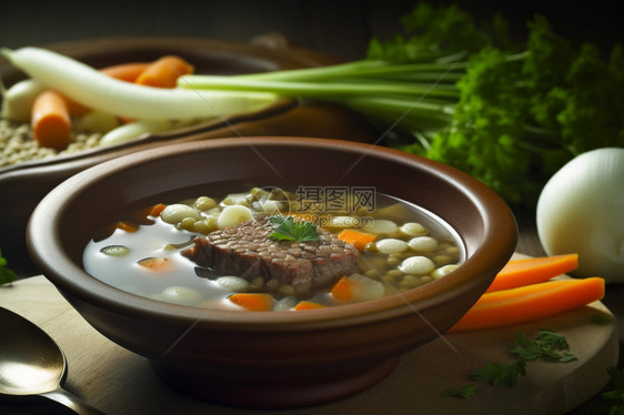 蔬菜牛肉汤图片