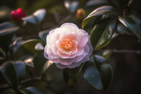 淡淡清香的山茶花图片