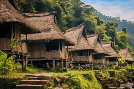 农村的小屋建筑图片