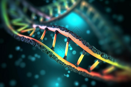 DNA生物链概念图图片