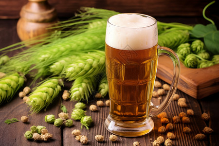 啤酒酿造小麦啤酒设计图片