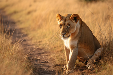 肯尼亚狮子非洲草原上的狮子背景