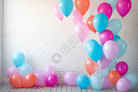 节日气球装饰图片