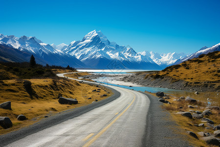 山区的道路图片