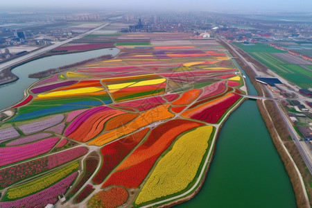 五彩缤纷的风景图片